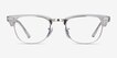 Ray-Ban RB5154 Clubmaster Clear Acetate, MetalEyeglass Frames from EyeBuyDirect, Front View