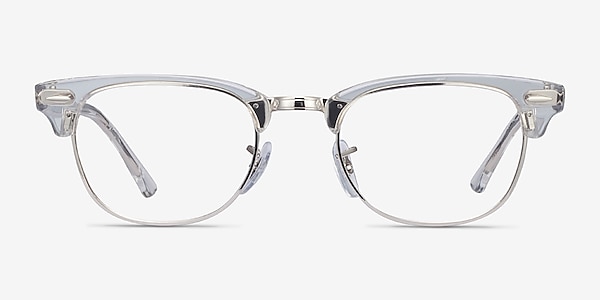 Ray-Ban RB5154 Clubmaster Clear Acetate-metal Eyeglass Frames