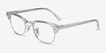 Ray-Ban RB5154 Clubmaster Clear Acetate, MetalEyeglass Frames from EyeBuyDirect, Angle View