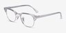 Ray-Ban RB5154 Clubmaster Clear Acetate-metalEyeglass Frames from EyeBuyDirect, Angle View