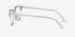 Ray-Ban RB5154 Clubmaster Clear Acetate, MetalEyeglass Frames from EyeBuyDirect, Side View