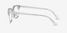 Ray-Ban RB5154 Clubmaster Clear Acetate-metalEyeglass Frames from EyeBuyDirect, Side View