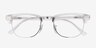 Ray-Ban RB5154 Clubmaster Clear Acetate-metalEyeglass Frames from EyeBuyDirect, Closed View