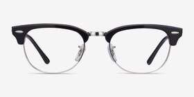 Ray-Ban RB5154 Clubmaster Noir Acetate-metal Montures de lunettes de vue d'EyeBuyDirect, Vue de Face