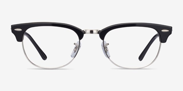 Ray-Ban RB5154 Clubmaster Black Acetate-metalEyeglass Frames from EyeBuyDirect, Front View