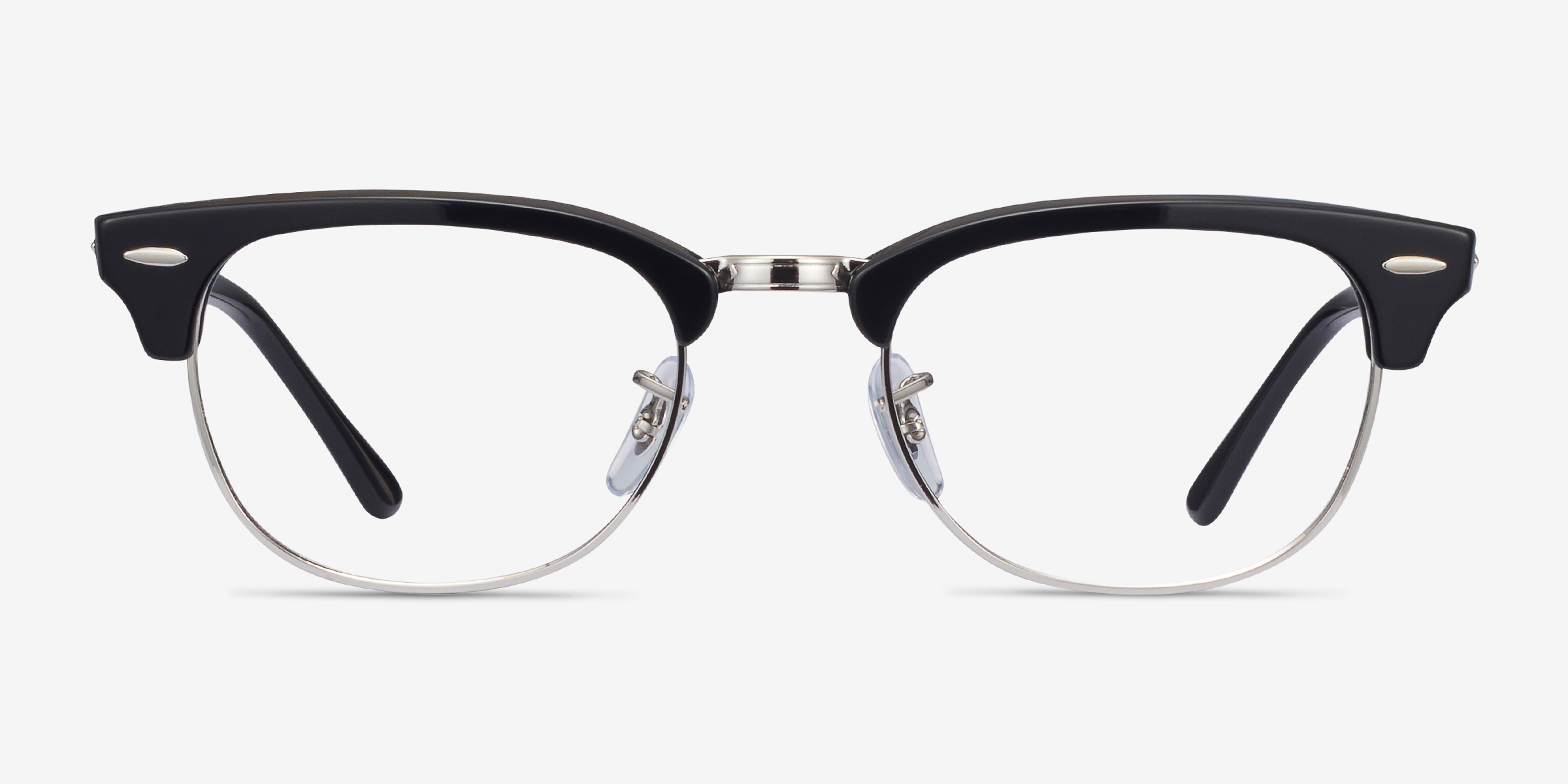 Ray Ban Rb5154 Clubmaster Browline Black Frame Eyeglasses Eyebuydirect Canada