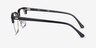 Ray-Ban RB5154 Clubmaster Black Acetate-metalEyeglass Frames from EyeBuyDirect, Side View