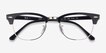 Ray-Ban RB5154 Clubmaster Black Acetate, MetalEyeglass Frames from EyeBuyDirect, Closed View