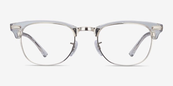 Ray-Ban RB5154 Clubmaster Transparent Acetate-metal Montures de lunettes de vue
