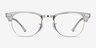 Ray-Ban RB5154 Clubmaster Clear Acetate-metalEyeglass Frames from EyeBuyDirect, Front View