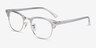 Ray-Ban RB5154 Clubmaster Clear Acetate-metalEyeglass Frames from EyeBuyDirect, Angle View