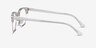 Ray-Ban RB5154 Clubmaster Clear Acetate-metalEyeglass Frames from EyeBuyDirect, Side View