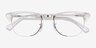 Ray-Ban RB5154 Clubmaster Clear Acetate-metalEyeglass Frames from EyeBuyDirect, Closed View