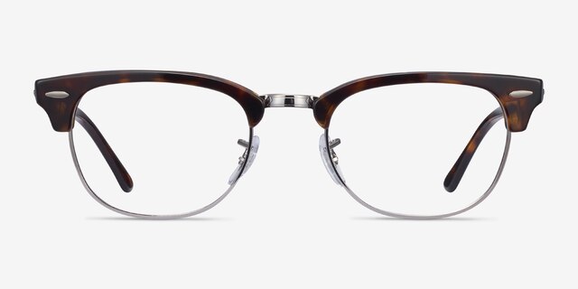 Ray-Ban RB5154 Clubmaster Tortoise Acetate-metalEyeglass Frames from EyeBuyDirect, Front View