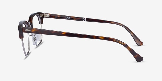 Ray-Ban RB5154 Clubmaster Tortoise Acetate-metalEyeglass Frames from EyeBuyDirect, Side View