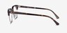 Ray-Ban RB5154 Clubmaster Tortoise Acetate-metalEyeglass Frames from EyeBuyDirect, Side View