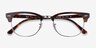 Ray-Ban RB5154 Clubmaster Tortoise Acetate-metalEyeglass Frames from EyeBuyDirect, Closed View