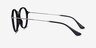 Ray-Ban RB2447V Black PlasticEyeglass Frames from EyeBuyDirect, Side View
