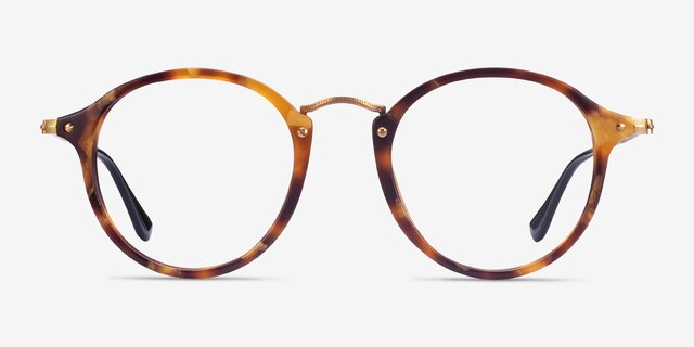 Ray-Ban RB2447V Tortoise Acetate-metalEyeglass Frames from EyeBuyDirect, Front View