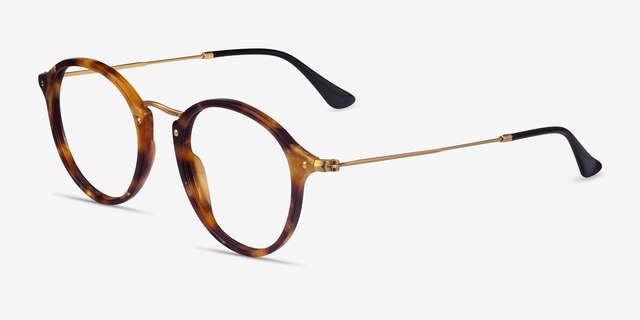 Ray-Ban RB2447V Tortoise Acetate-metalEyeglass Frames from EyeBuyDirect, Angle View