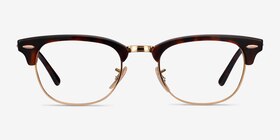 Ray-Ban RB5154 Clubmaster Gold Tortoise Acetate-metal Montures de lunettes de vue d'EyeBuyDirect, Vue de Face