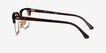 Ray-Ban RB5154 Clubmaster Gold Tortoise Acetate, MetalEyeglass Frames from EyeBuyDirect, Side View
