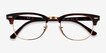 Ray-Ban RB5154 Clubmaster Gold Tortoise Acetate, MetalEyeglass Frames from EyeBuyDirect, Closed View