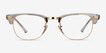 Ray-Ban RB5154 Clubmaster Transparent Acetate, MetalEyeglass Frames from EyeBuyDirect, Front View