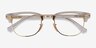 Ray-Ban RB5154 Clubmaster Gold Transparent Acetate-metalEyeglass Frames from EyeBuyDirect, Closed View