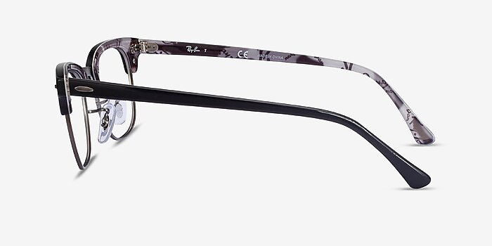 Ray-Ban RB5154 Clubmaster Black Multicolor Acetate-metal Eyeglass Frames from EyeBuyDirect