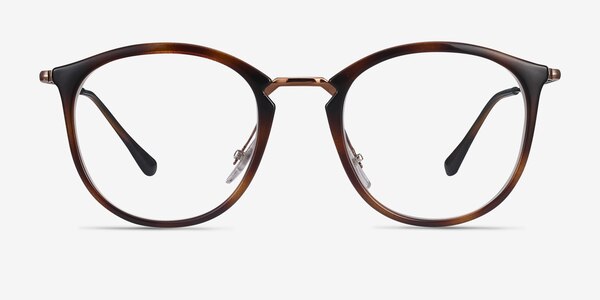 Ray-Ban RB7140 Tortoise Bronze Plastic-metal Montures de lunettes de vue