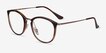 Ray-Ban RB7140 Tortoise Plastic, MetalEyeglass Frames from EyeBuyDirect, Angle View