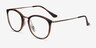 Ray-Ban RB7140 Tortoise Bronze Plastic-metalEyeglass Frames from EyeBuyDirect, Angle View