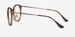 Ray-Ban RB7140 Tortoise Plastic, MetalEyeglass Frames from EyeBuyDirect, Side View