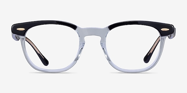 Ray-Ban RB5398 Hawkeye Black Clear Acetate Eyeglass Frames