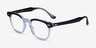 Ray-Ban RB5398 Hawkeye Black Clear AcetateEyeglass Frames from EyeBuyDirect, Angle View