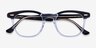 Ray-Ban RB5398 Hawkeye Black Clear AcetateEyeglass Frames from EyeBuyDirect, Closed View