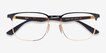 Ray-Ban RB6363 Black Gold MetalEyeglass Frames from EyeBuyDirect, Closed View