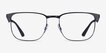 Ray-Ban RB6363 Matte Black MetalEyeglass Frames from EyeBuyDirect, Front View