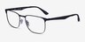 Ray-Ban RB6363 Matte Black MetalEyeglass Frames from EyeBuyDirect, Angle View