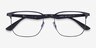Ray-Ban RB6363 Matte Black MetalEyeglass Frames from EyeBuyDirect, Closed View