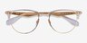 Ray-Ban RB6396 Clear Gold AcetateEyeglass Frames from EyeBuyDirect, Closed View