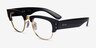 Ray-Ban RB0316V Black Gold PlasticEyeglass Frames from EyeBuyDirect, Angle View