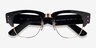 Ray-Ban RB0316V Black Gold PlasticEyeglass Frames from EyeBuyDirect, Closed View