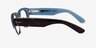 Ray-Ban RB0316V Tortoise PlasticEyeglass Frames from EyeBuyDirect, Side View
