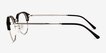 Ray-Ban RB7229 Black MetalEyeglass Frames from EyeBuyDirect, Side View