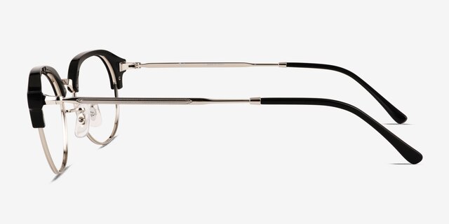 Ray-Ban RB7229 Black MetalEyeglass Frames from EyeBuyDirect, Side View