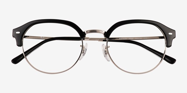 Ray-Ban RB7229 Black MetalEyeglass Frames from EyeBuyDirect, Closed View