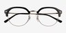 Ray-Ban RB7229 Black MetalEyeglass Frames from EyeBuyDirect, Closed View