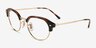Ray-Ban RB7229 Tortoise MetalEyeglass Frames from EyeBuyDirect, Angle View